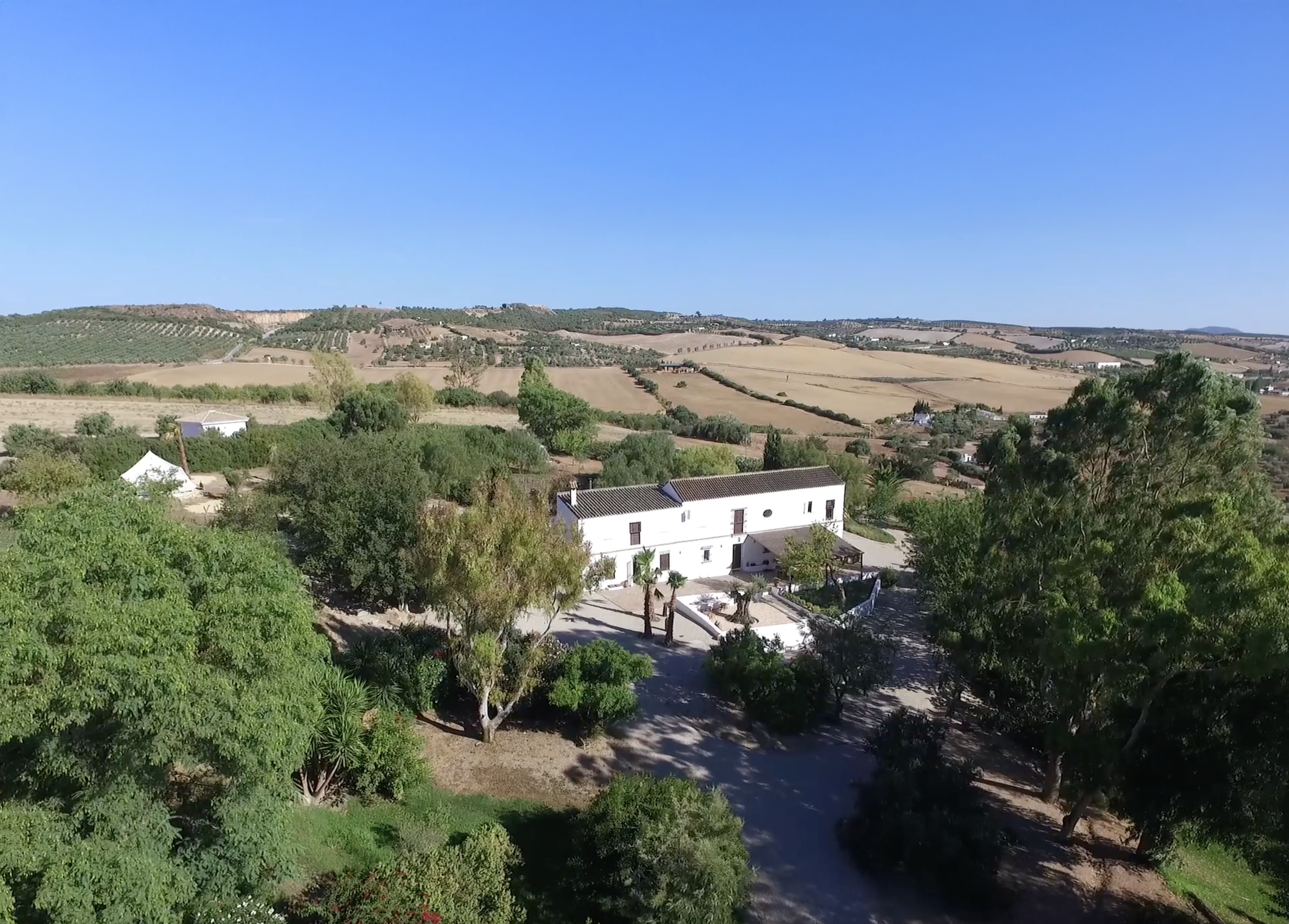 Fachada del Cortijo Bablou